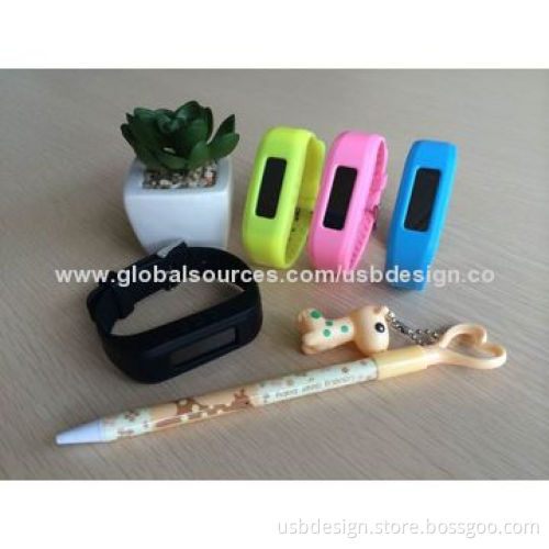 Bright Color Soft TPU Intelligent Bracelets with Pedometer and Sleep Monitor